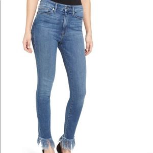 Good American Extreme Fray Skinny Jeans
